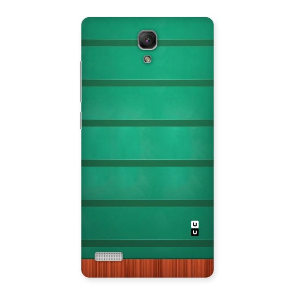 Green Wood Stripes Back Case for Redmi Note