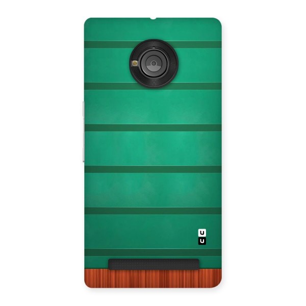 Green Wood Stripes Back Case for Yu Yuphoria