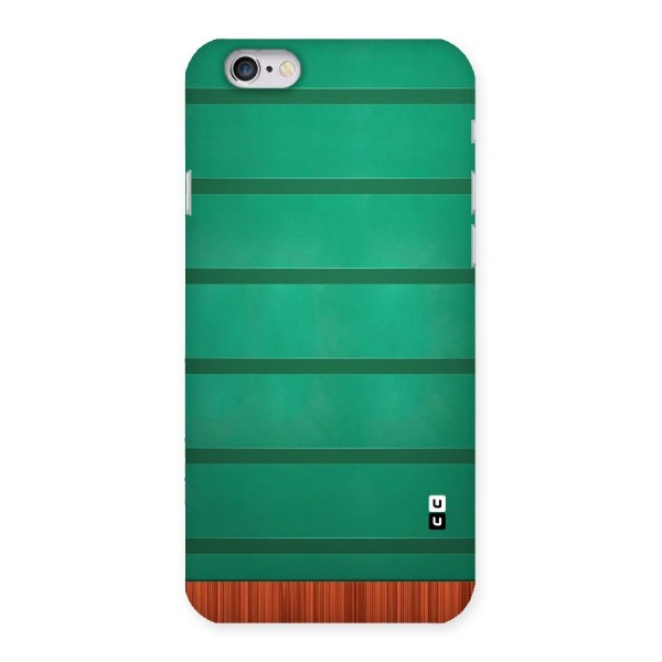 Green Wood Stripes Back Case for iPhone 6 6S