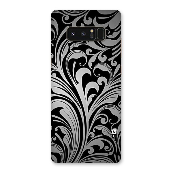 Grey Beauty Pattern Back Case for Galaxy Note 8