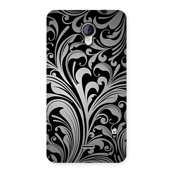 Grey Beauty Pattern Back Case for Micromax Unite 2 A106