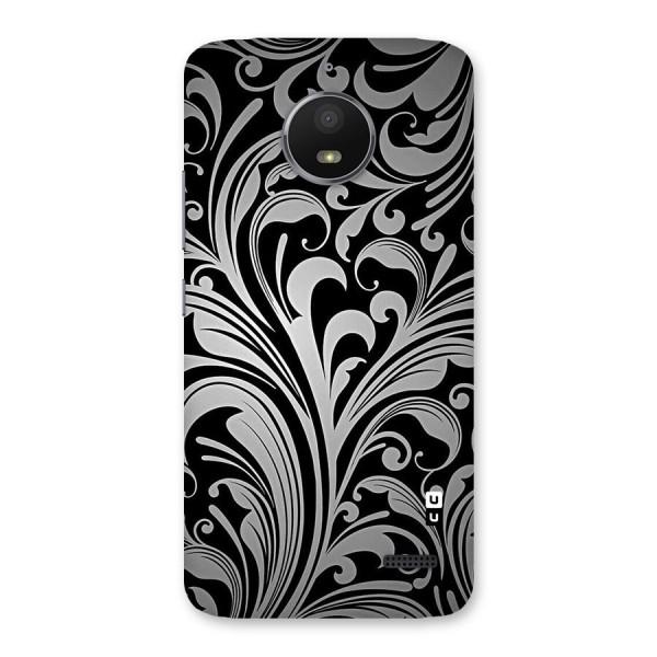 Grey Beauty Pattern Back Case for Moto E4