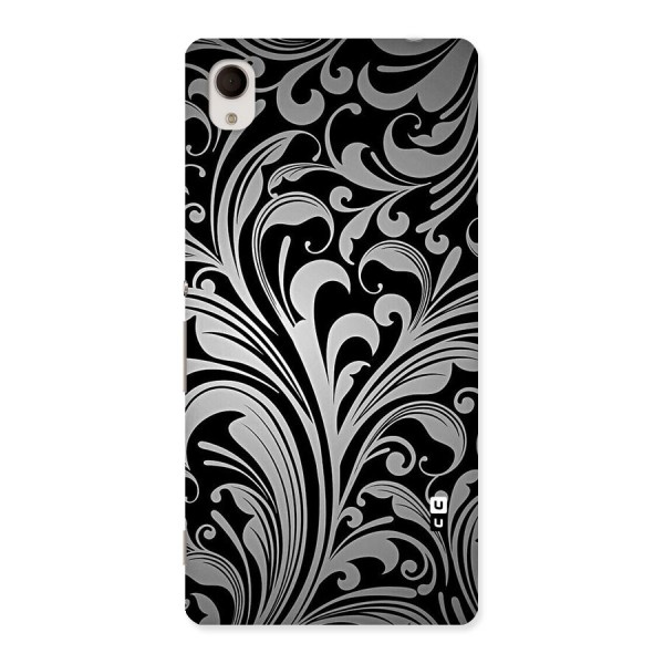 Grey Beauty Pattern Back Case for Sony Xperia M4