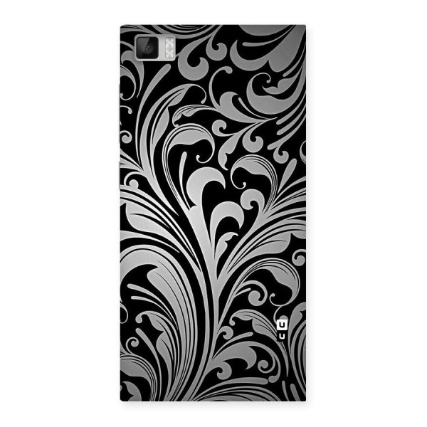 Grey Beauty Pattern Back Case for Xiaomi Mi3