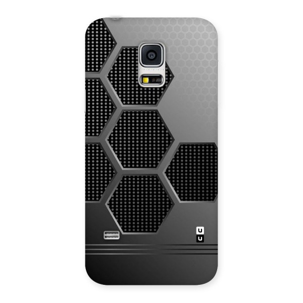 Grey Black Hexa Back Case for Galaxy S5 Mini