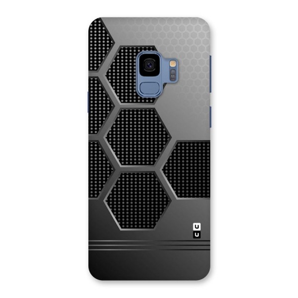 Grey Black Hexa Back Case for Galaxy S9