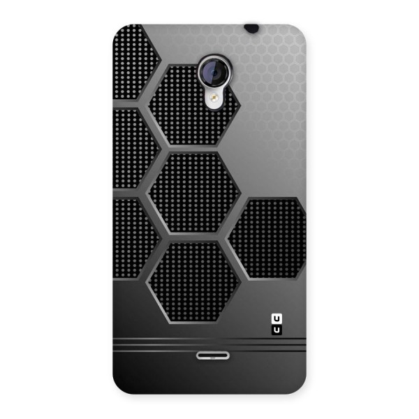 Grey Black Hexa Back Case for Micromax Unite 2 A106