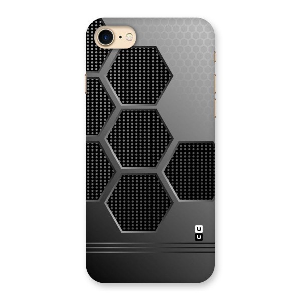 Grey Black Hexa Back Case for iPhone 7