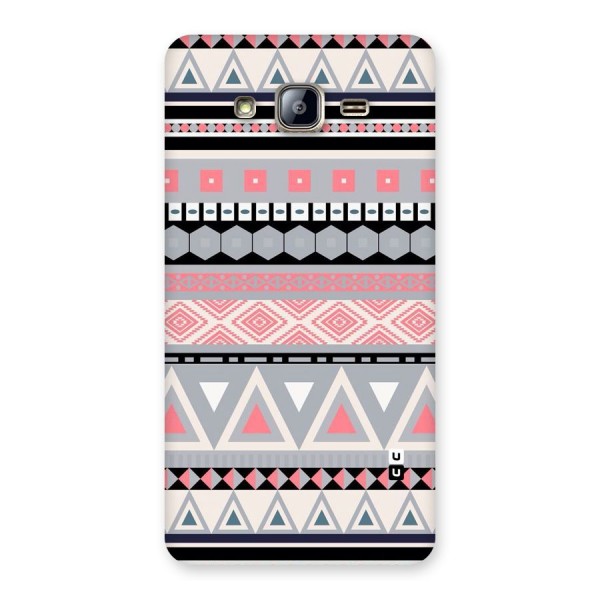 Grey Pink Pattern Back Case for Galaxy On5