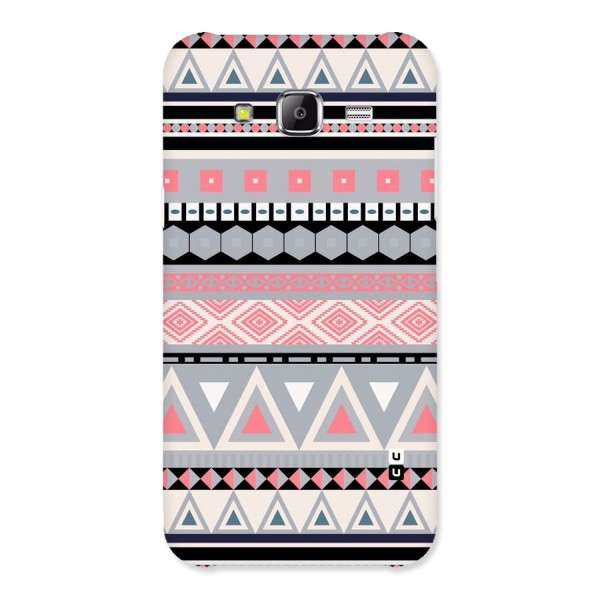 Grey Pink Pattern Back Case for Samsung Galaxy J5