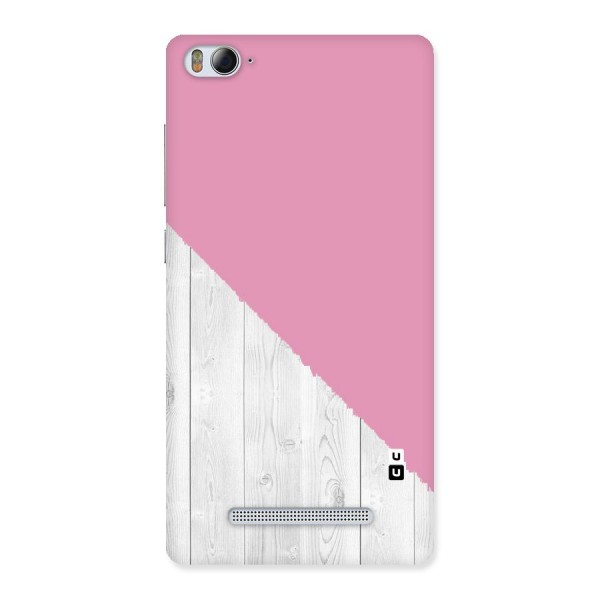 Grey Pink Wooden Design Back Case for Xiaomi Mi4i