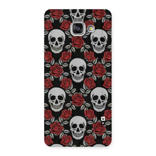 Grey Skulls Back Case for Galaxy A7 2016