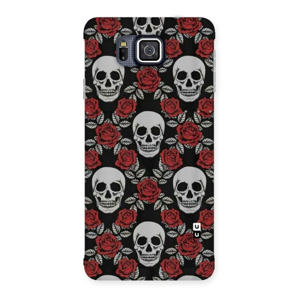 Grey Skulls Back Case for Galaxy Alpha