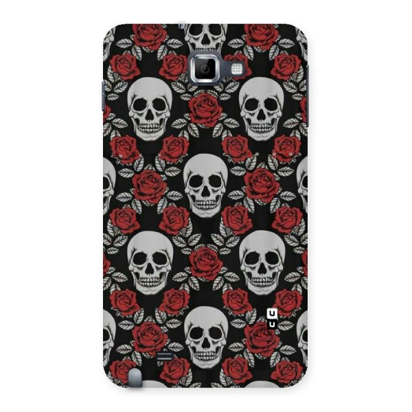 Grey Skulls Back Case for Galaxy Note