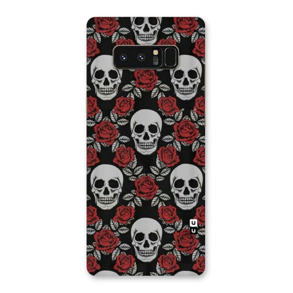 Grey Skulls Back Case for Galaxy Note 8