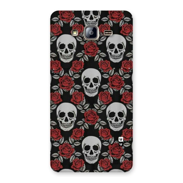 Grey Skulls Back Case for Galaxy On5