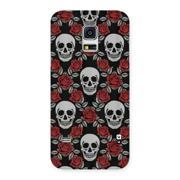 Grey Skulls Back Case for Galaxy S5 Mini