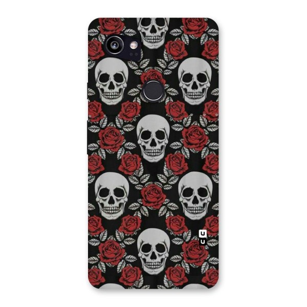 Grey Skulls Back Case for Google Pixel 2 XL