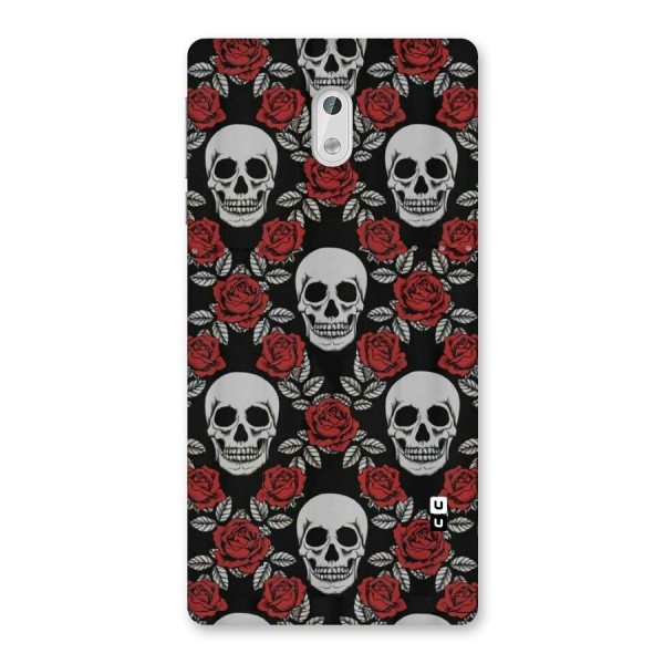 Grey Skulls Back Case for Nokia 3