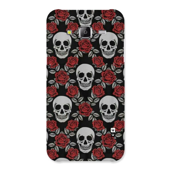 Grey Skulls Back Case for Samsung Galaxy J5