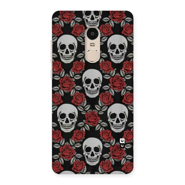 Grey Skulls Back Case for Xiaomi Redmi Note 4