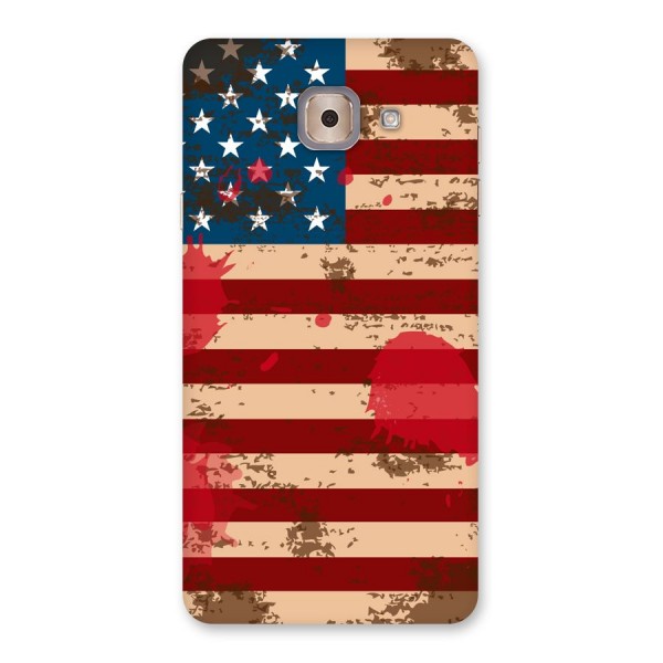 Grunge USA Flag Back Case for Galaxy J7 Max