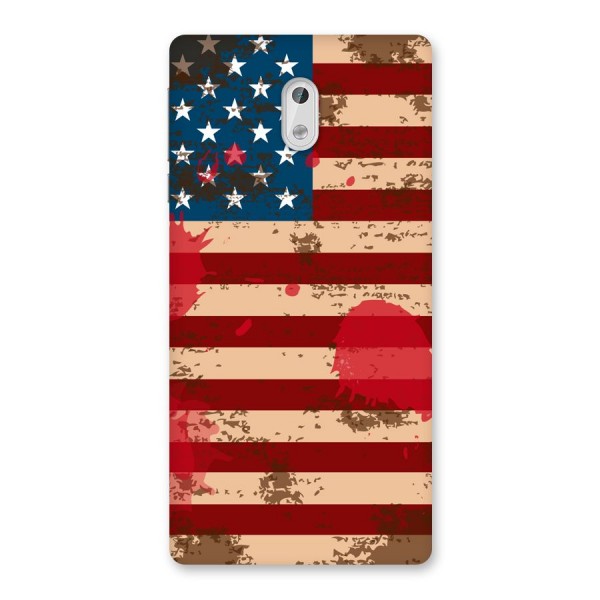 Grunge USA Flag Back Case for Nokia 3