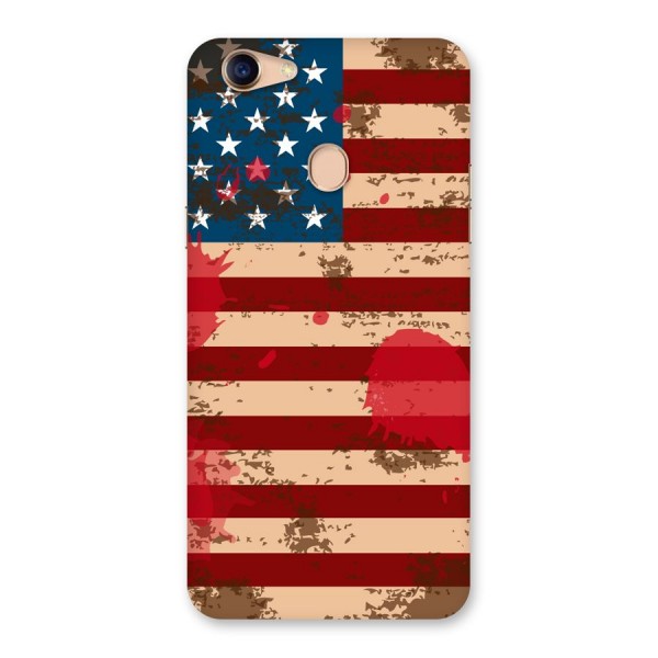 Grunge USA Flag Back Case for Oppo F5