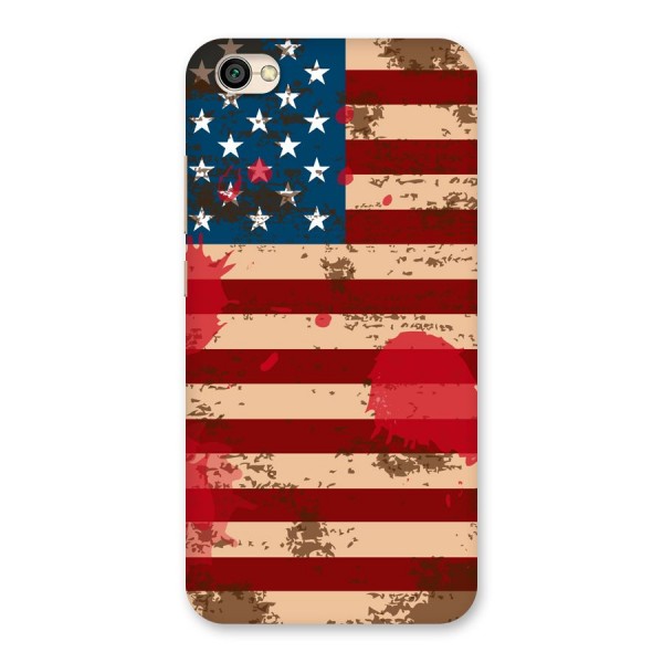 Grunge USA Flag Back Case for Redmi Y1 Lite