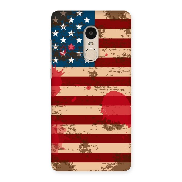 Grunge USA Flag Back Case for Xiaomi Redmi Note 4