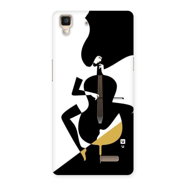 Guitar Women Back Case for Oppo R7