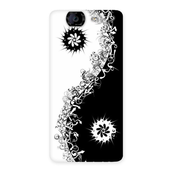 Half Peace Design Back Case for Canvas Knight A350