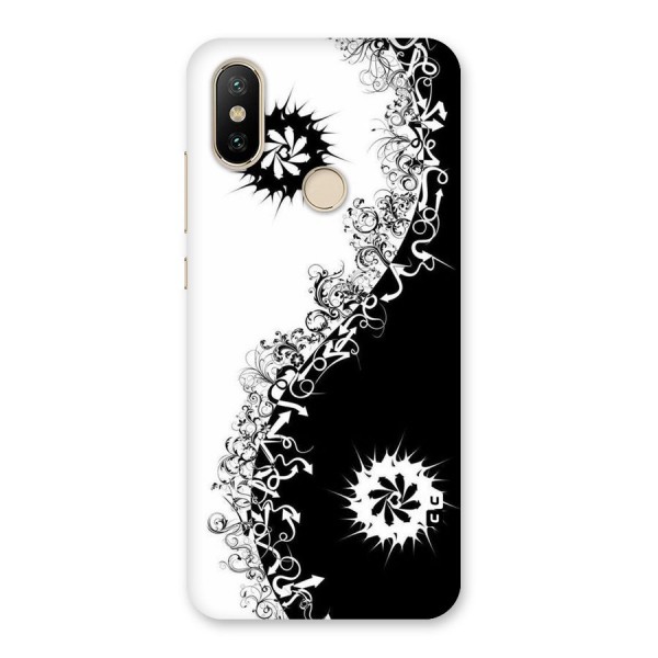 Half Peace Design Back Case for Mi A2