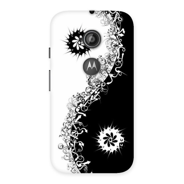 Half Peace Design Back Case for Moto E 2nd Gen