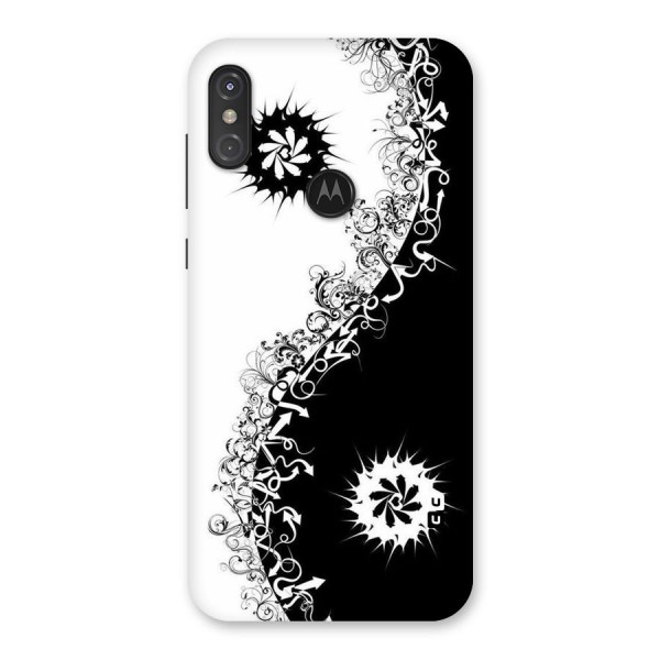 Half Peace Design Back Case for Motorola One Power