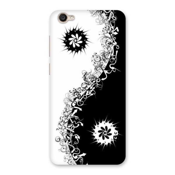 Half Peace Design Back Case for Vivo Y55s