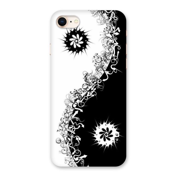 Half Peace Design Back Case for iPhone 8