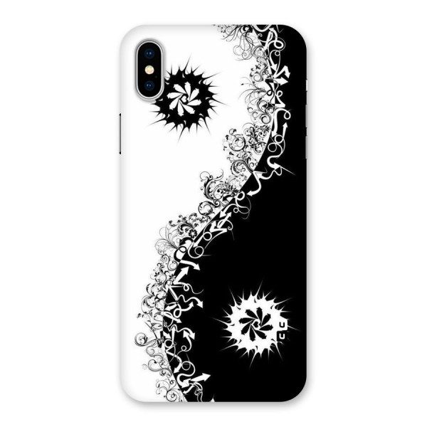 Half Peace Design Back Case for iPhone X