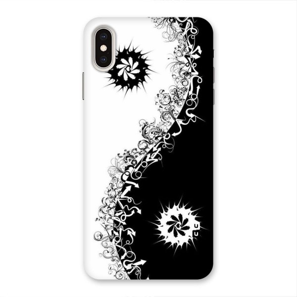 Half Peace Design Back Case for iPhone XS Max