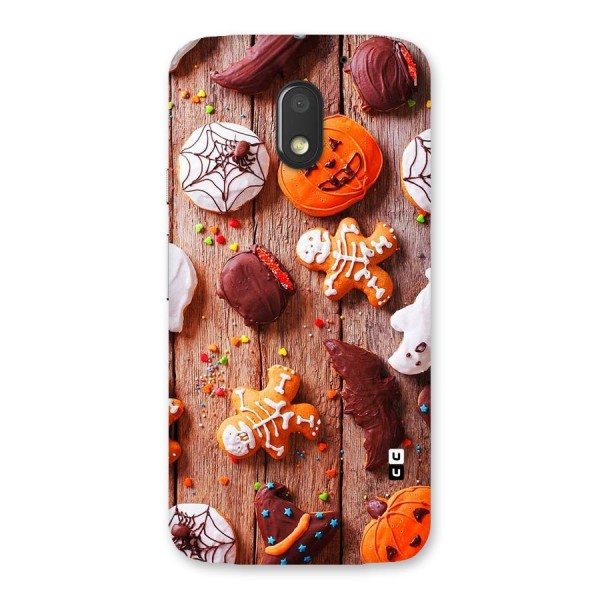 Halloween Chocolates Back Case for Moto E3 Power