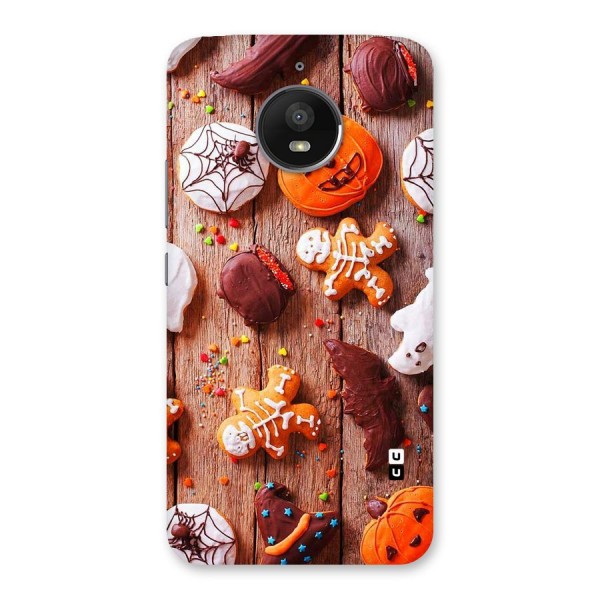 Halloween Chocolates Back Case for Moto E4 Plus