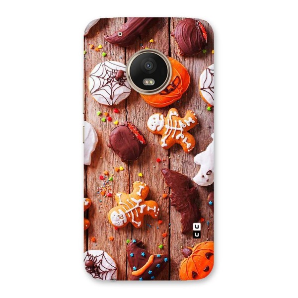 Halloween Chocolates Back Case for Moto G5 Plus