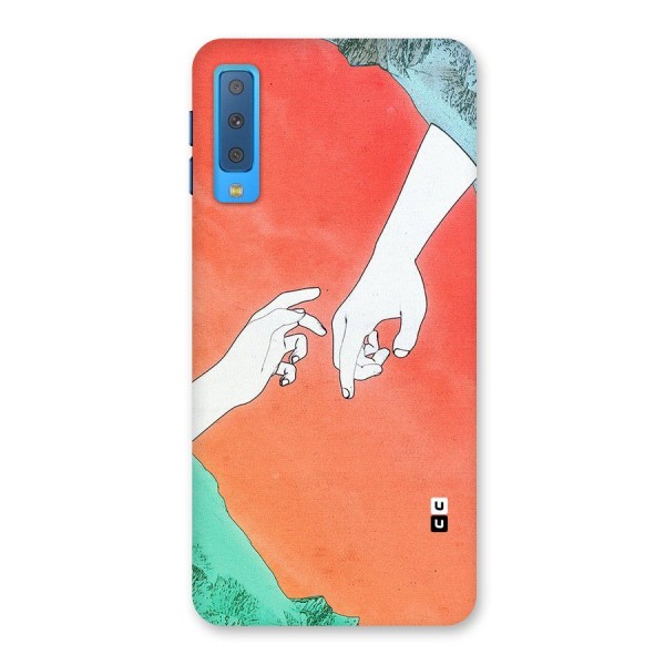 Hand Paint Drawing Back Case for Galaxy A7 (2018)