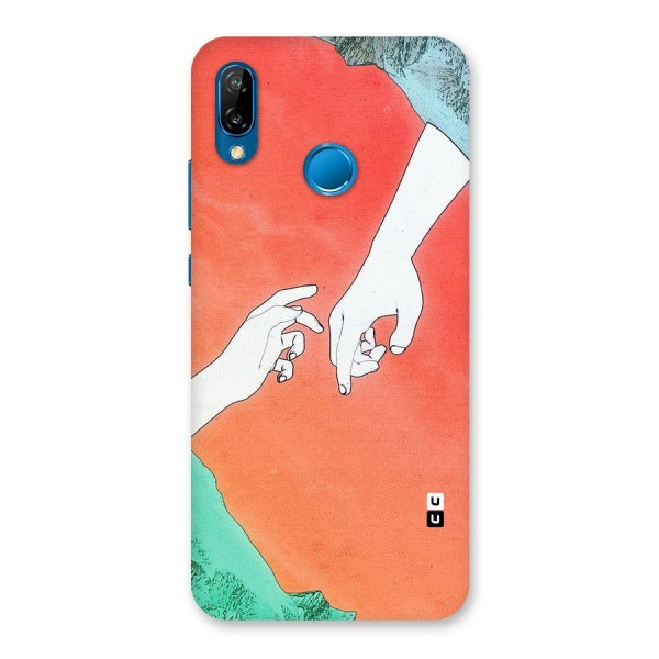 Hand Paint Drawing Back Case for Huawei P20 Lite