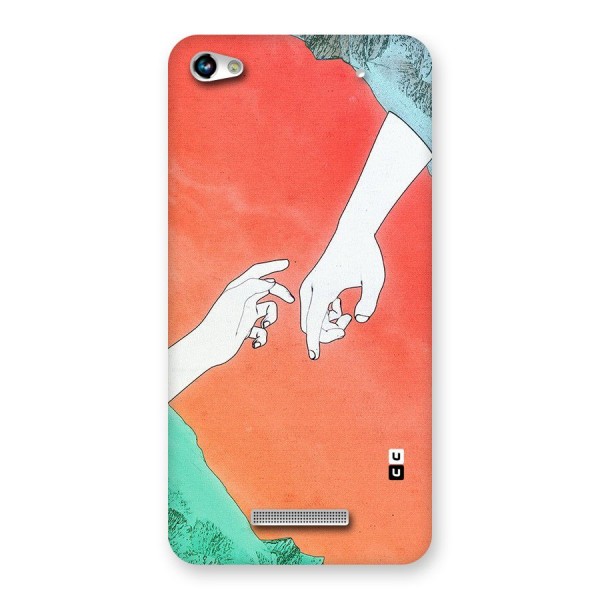 Hand Paint Drawing Back Case for Micromax Hue 2