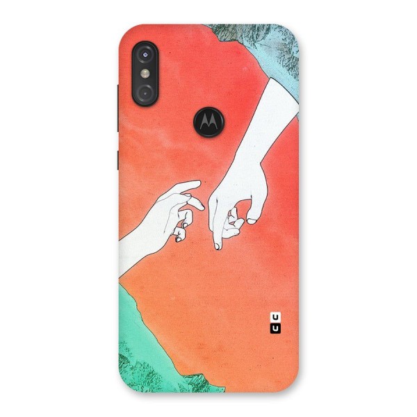 Hand Paint Drawing Back Case for Motorola One Power