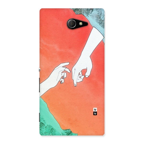 Hand Paint Drawing Back Case for Sony Xperia M2