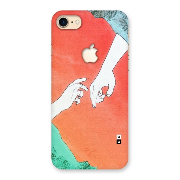 Hand Paint Drawing Back Case for iPhone 7 Apple Cut