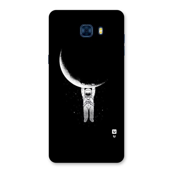 Hanging Astronaut Back Case for Galaxy C7 Pro