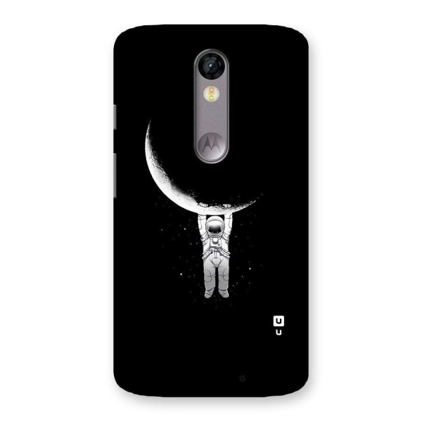 Hanging Astronaut Back Case for Moto X Force